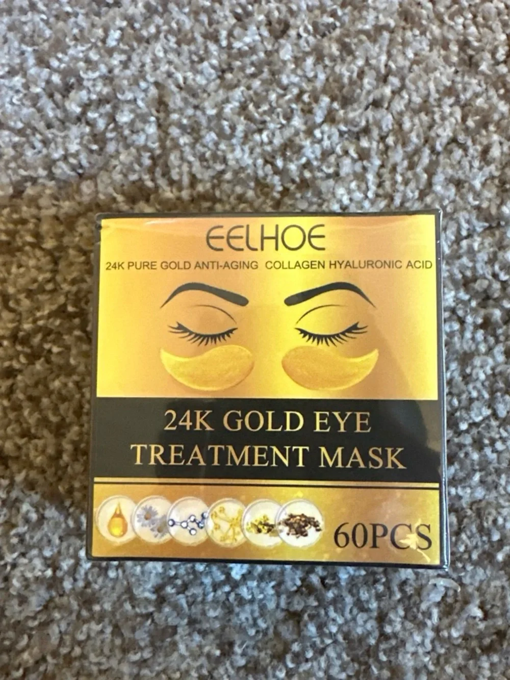 EELHOE 24K Gold Eye Treatment Mask – Gold